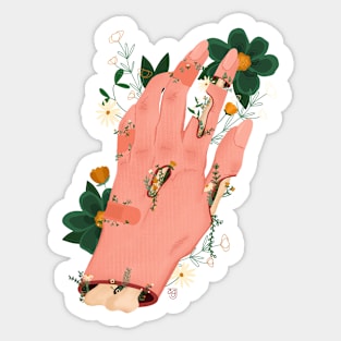 Blooming Bones Sticker